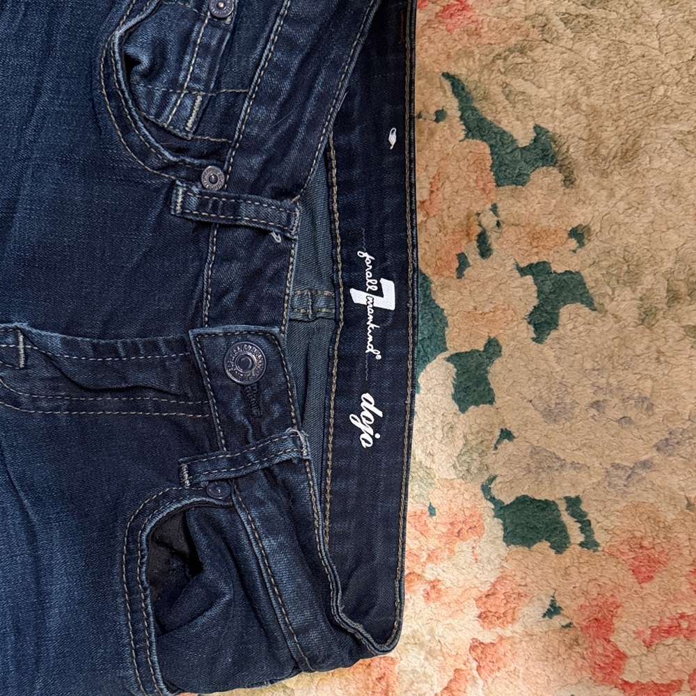 7 For All Mankind Girls Dojo Jeans - size 8 - Picture 4 of 7